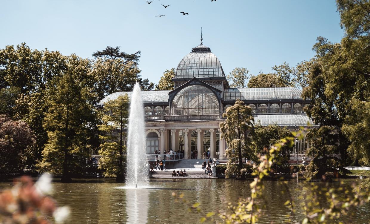 Spring in Retiro Park, Madrid, Spain